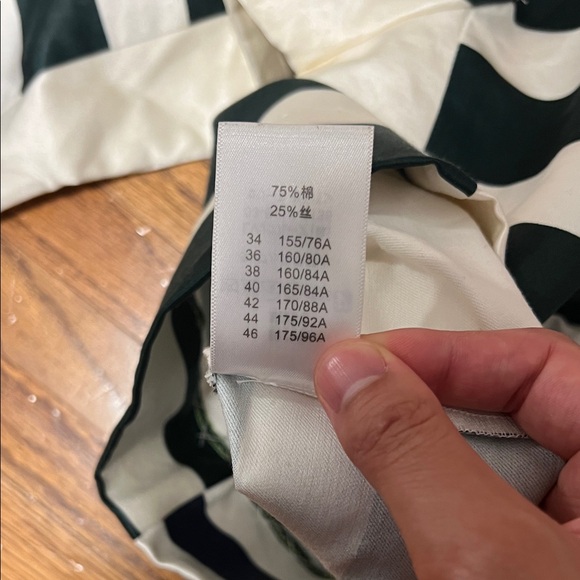 Celine Black and White Striped Tunic - Picture 7 of 9